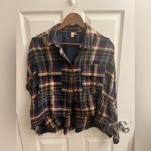 PILCRO Plaid Button-Up Shirt